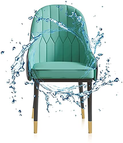 dining chair Office Reception Chairs Business Dining Chairs Set Kitchen Modern Kitchen Dining Chairs Set of 2 Water Proof PU Leather Side Chair w