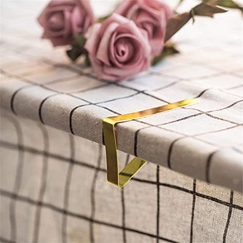 LAOJU Tablecloth Clips, Stainless Steel Table Cloth Clips Outdoor Table Cover Clamps Picnic Table Cloth Holders for Kitchen Picnics Party Wedding