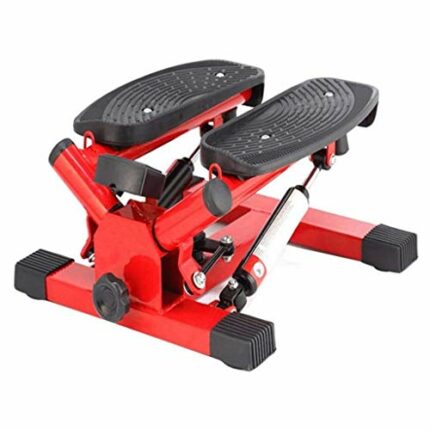 LLRYN Fitness Mini Stepper with Band, Household Gym Hydraulic Mute Stepper Multi-Function Pedal Indoor Sports Stepper Legs