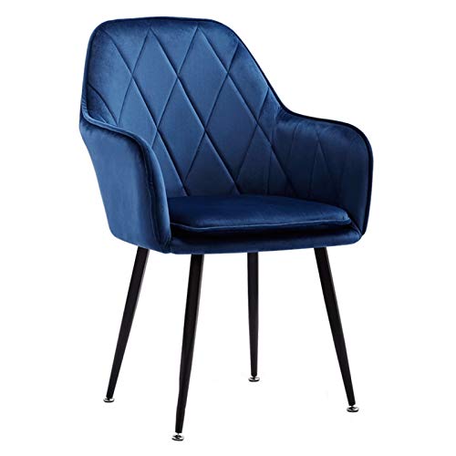 Modern Kitchen Dining Room Chairs Velvet Dining Chairs Upholstered Accent Armchair Vintage Leisure Chair Metal Golden Legs For Dining Living Room