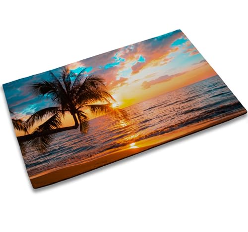 TUBAMQ Black Green Marble Door Mat,Welcome Doormat 17 x 30 Inch Decorative Home Floor Mat, Non Slip Rubber Back and Strong Water Absorption for O