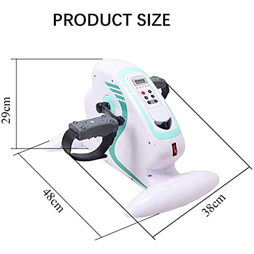 Electric Exercise Bike, Portable Fitness Exercise Bike,Knee & Leg Exercise Peddling Machine Adjustable Fitness Rehab Equipment for Seniors