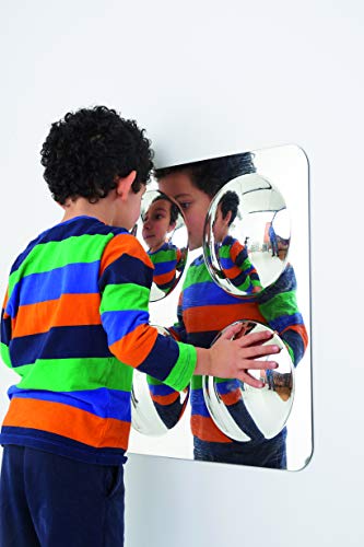 TickiT 72406 Large 4-Domed Acrylic Mirror Panel, one size & 72404 Large Single Dome Acrylic Mirror Panel, 490 mm Size