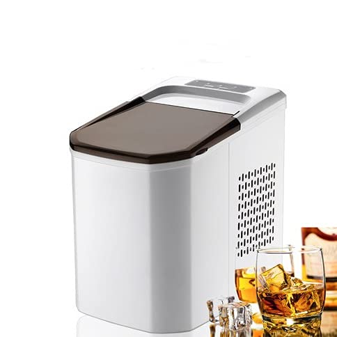 XYZMDJ Commercial Automatic Electric Ice Maker Bullet Round Block Ice Cube Making Machine Small Bar Coffee Shop