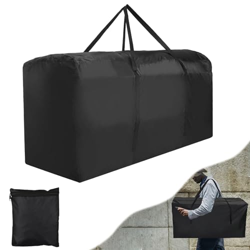 Runup Garden Furniture Cushion Storage Bag, Cushion Bag, Cushion Bags Storage with Handle, Garden Cushion Bag for Outdoor Garden, Lawn, Camping C