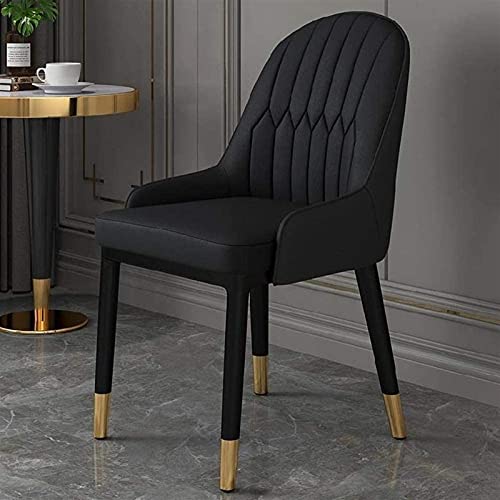 Kitchen Dining Room Furniture Chairs Kitchen Living Room Dining Chairs Set Of 2,Modern PU Leather High Back Padded Soft Seat Dining Chairs,Water
