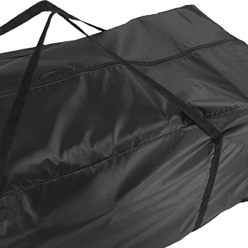 OUTLS Garden Furniture Cushion Storage Bag Large 173x76x51cm Oxford Fabric Waterproof Outdoor Cushion Covers With Handles Christmas Tree Bag Blac