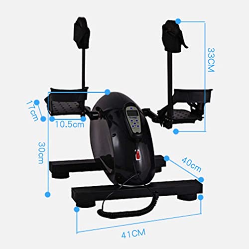 LUNEZY 100W Upper Lower Limbs Exercise BikeFitness Motorized Pedal Exercise Bike With Leg Protector Electronic Physical Therapy Rehab Bike Traine