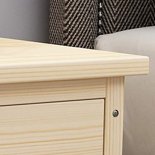 JYDQM European Style Wooden Bedroom Furniture Bedside Cabinet, and Simple Bedside Cabinet with Drawers