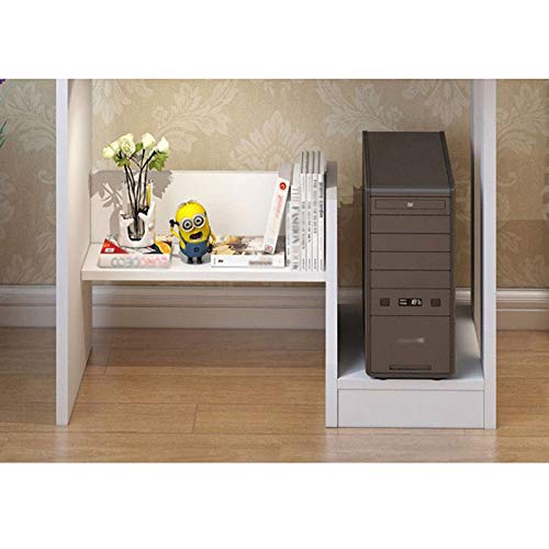 LXXSH Modern Wood Desktop Computer Desk with Keyboard Tray PC Laptop Desk for Study Student Writing Table Home office Work Furniture (Color : A)