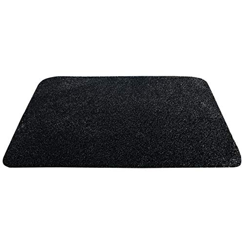 MUD STOPPER Door Mat | Shower Mat | Super Soft Feel | Machine Washable | Non-Slip Door Mat for Home/Office | 100% Polyester | 50 x 80cm - Graphit