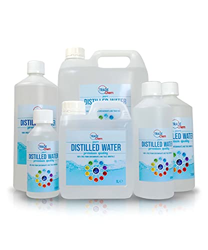 Distilled Water - 100% Ultra Pure Water (Blue) (1L)