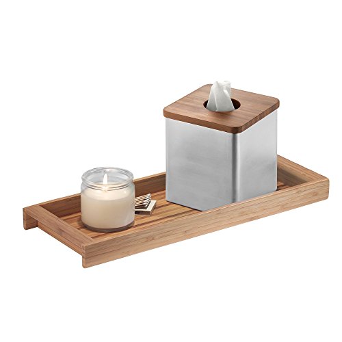 iDesign 86342 Formbu Eco Tank Top Tray, Bamboo