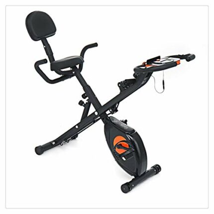 n/a Pieghevole Mute Indoor Bike 8 Gear Resistenza Magnetica Pedale Fitness Bicicletta Uomo/donna Esercizio Domestico Ciclismo Allenatore Sport