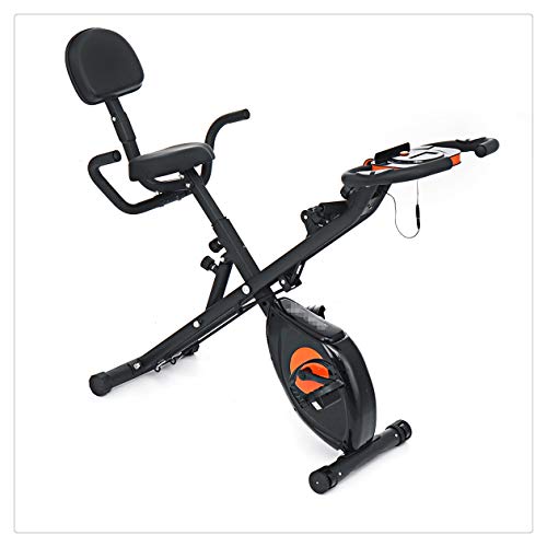 n/a Pieghevole Mute Indoor Bike 8 Gear Resistenza Magnetica Pedale Fitness Bicicletta Uomo/donna Esercizio Domestico Ciclismo Allenatore Sport