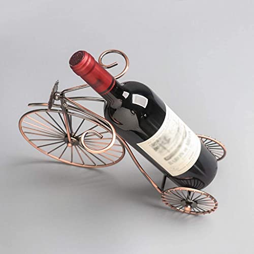 NEOCHY Living Room Home Tv Wine Cabinet, Decorative Ornaments Creative Iron Wine Rack, Brass