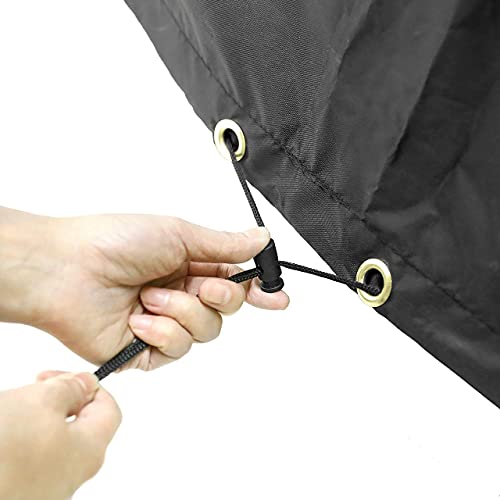 Guilty Gadgets Large Garden Furnitre Table Chair Cover - Woven Polyester Waterproof - Weatherproof - 213 x 132 x 74cm