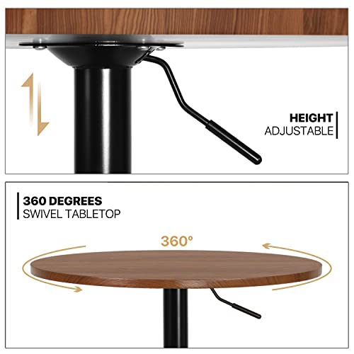 MoNiBloom bar-Tables, Metal, Dark Brown