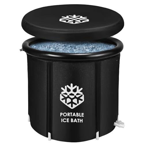 Ice Bath Tub for Athletes Ice Bath Outdoor Tub for Recovery, 376L Large Cold Water Therapy Tub Portable Ice Bath Freestanding Cold Water Plunge P