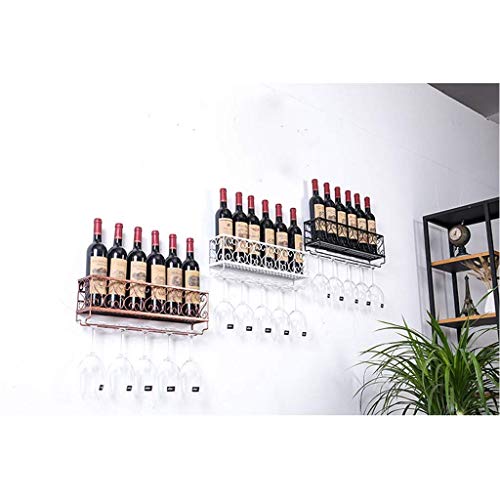 Stylish Simplicity Wall-Mounted Metal Wine Racks Stylish Simplicity Industrial Retro Stylish Simplicity Champagne Glass Wine Glasses Goblet Brack