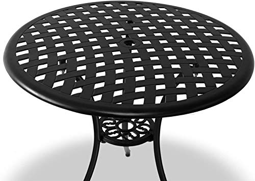 Homeology OSHOWA Garden & Patio Cast Aluminium Bistro Table
