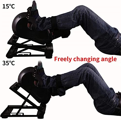 LUNEZY 100W Upper Lower Limbs Exercise BikeFitness Motorized Pedal Exercise Bike With Leg Protector Electronic Physical Therapy Rehab Bike Traine