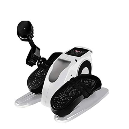 LUNEZY Under Desk Elliptical Pedal Exerciser, Electric Exercise Bike, Mini Cycling Trainer Stationary Exercise Leg Peddler, Portable Fitness Bike