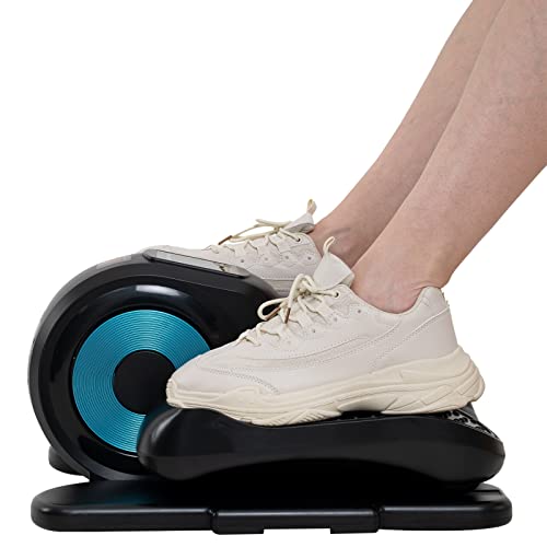 GEARSTONE Exercise Stepper, Under Desk Elliptical Pedal,Electric Pedal Exerciser Stepper with LCD Display Indoor Cycling Bike Stepper