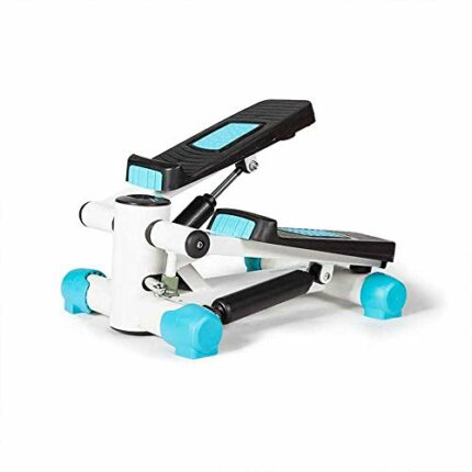 N/A Mini Stepper Step Fitness Exercise Machine with Resistance Band and LCD Display