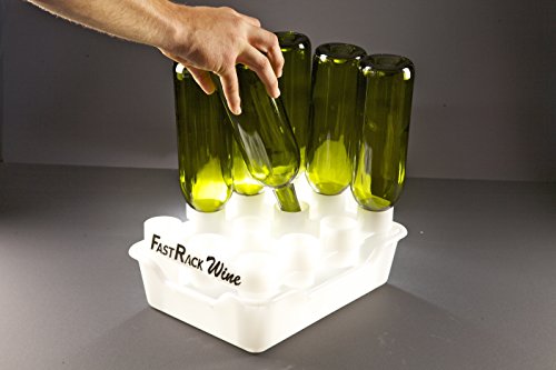 FastRack Bottle Drying Rack - Bottle Drying Tree alternative; Dry & Store your Wine or Bomber/Belgian Bottles; Perfect addition to your Wine Ferm