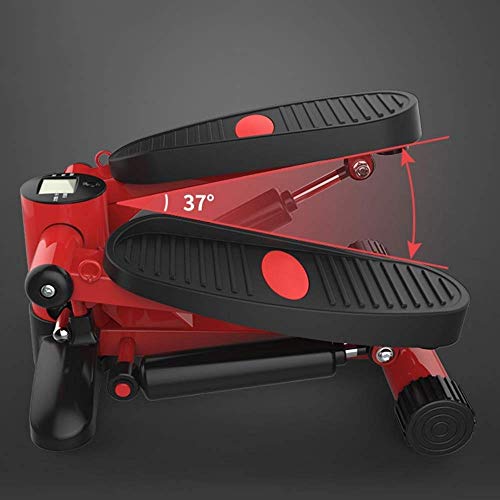 TWDYC Mini Stepper Air Climber Step Fitness Exercise Machine with Resistance Band and LCD Display
