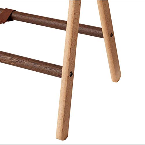 n/a Simple Shoe Rack, Folding Door Slippers Shelf Solid Wood Space Saving Door Storage Rack