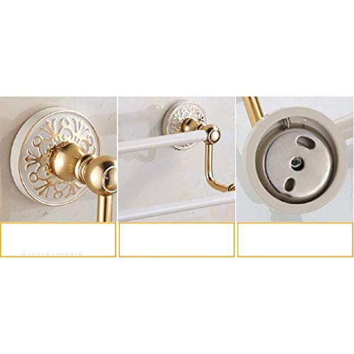 N/A Towel rack - Towel Rail Single Rod Bathroom or Kitchen Hand Towel Bar Screw Wall Mounted Towel Holder Hanger