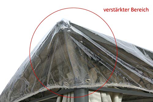 GRASEKAMP Qualität seit 1972 Protective Cover for Gazebo Tarpaulin Rain Cover 3 x 4 m