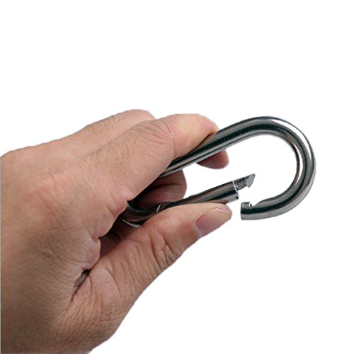 HONGCI M8 Heavy Duty Sun Shade Sail Fixing Kit for Garden Triangle and Square, Rectangle - 304 Stainless Steel Sun Shade Sail Fixing Hardware Acc