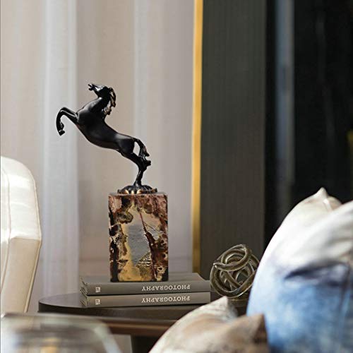 n/a Decoration Copper Horse to Success Crafts Horse Office Feng Shui Living Room Wine Cabinet Home Decoration