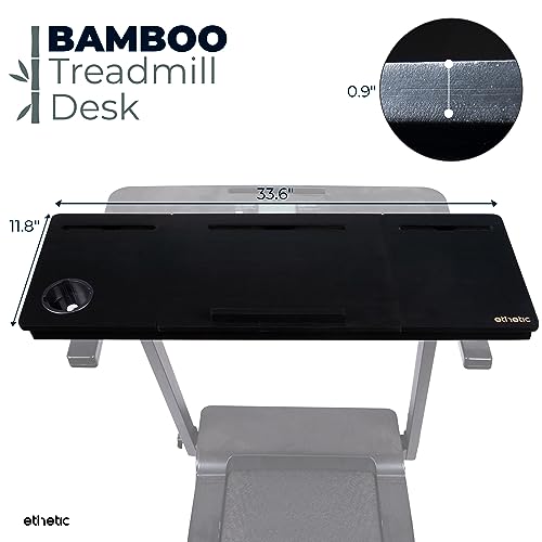 Treadmill Desk Attachment, Adjustable Sturdy Stand Up Desk for Laptop, Computer, and Workstation