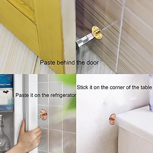 Headboard Stoppers Set of 4 Metal Bed Frame Anti-Shake Tool, Headboard Wall Mounting Brackets, Adjustable Threaded Bed Frame Anti-Shake Tool for