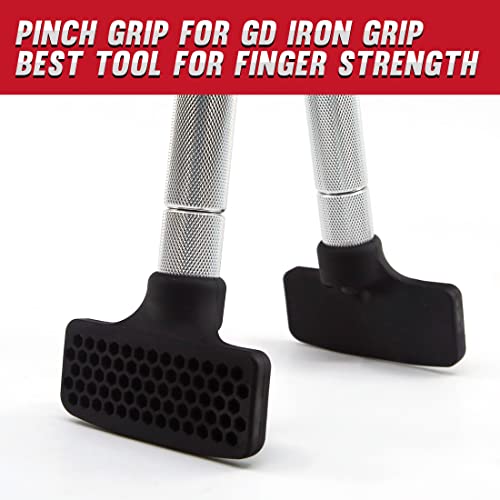 GD IRON GRIP EXT.P 90 (Pinch Grip Trainer) Grip Strength Trainer Adjustable Hand Grip Strengthener (55~198 lb) Hand Grip Exerciser Strengthener W