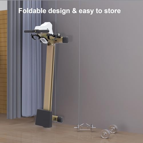 HAWEWE Rowing Machine Hydraulic Foldable Rower 12 Resistance Adjustable Rower Machine For Home Use With LCD Monitor Home Gym Up To 330lbs Weight