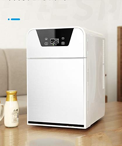 SDFGH Mini Refrigerator Small 12V Car Refrigerator 220V Double Door Car Home Dual-use Thermoelectric Mini Refrigerator Cooler