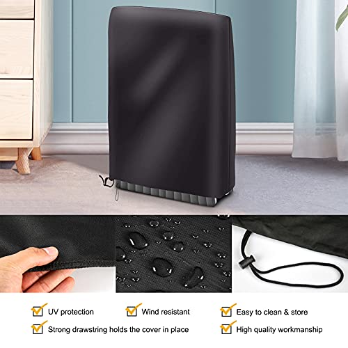 FlyLemon Folding Reclining Chair Cover Zero Gravity Chair Protectors,420D Oxford Fabric Waterproof Anti-UV Outdoor Patio Sunbed Cover,Sun Lounger