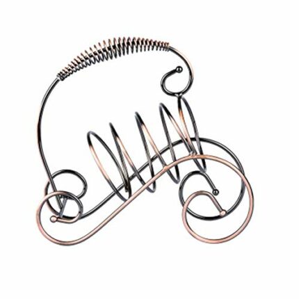 ZYZMH Spring Handle Wine Rack Portable Wine Display Shelf Holder Durable Wine Storage Rack Organizer Bar Decorations