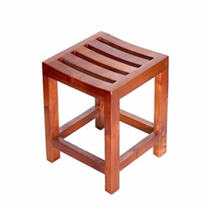 CHEWO Bath Stools,Bathroom Shower Bath Stool Waterproof Stool Elderly Bath Bench Seat,36 * 30 * 36 cm