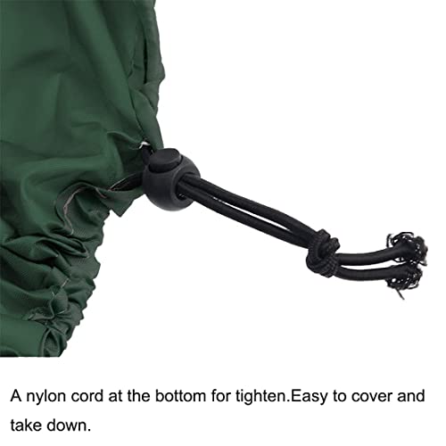 Patio Waterproof Cantilever Umbrella Cover with Sturdy Zipper UV Water Resistant Banana Style Large Umbrella Protector for Garden Yard Market (Gr