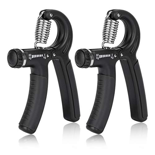 peinat 2 Pack Hand Grips Strengthener Hand Grippers Exerciser Adjustable Resistance 11-132 LBS for the Recovery of Patients With Hand Injury, Ath