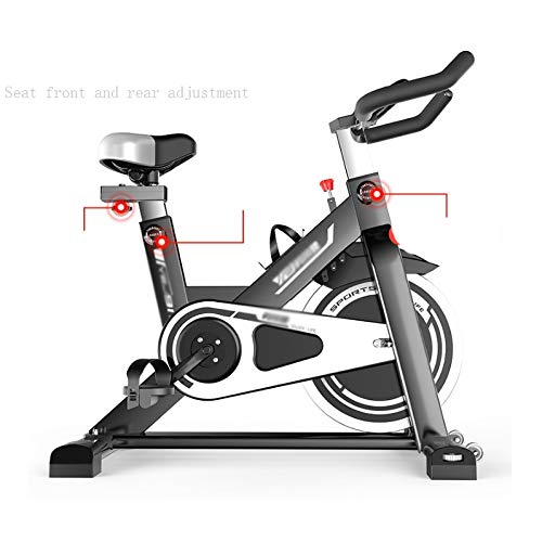 NXYJD Indoor Exercise Bike with Monitor Adjustable Seat Handlebars Cycling Spinning Bike for Home Cardio Workout Home Gym