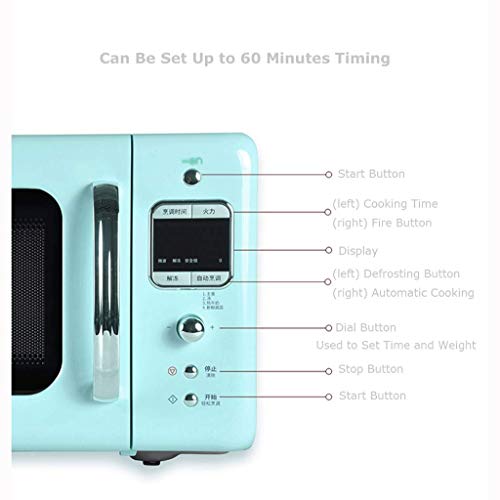 SZDQX 20L Style Countertop Microwave Oven with 60 Minutes Timing-Memory Turntable-Microwave Oven with Smart Sensor, Easy Clean Interior (Color :