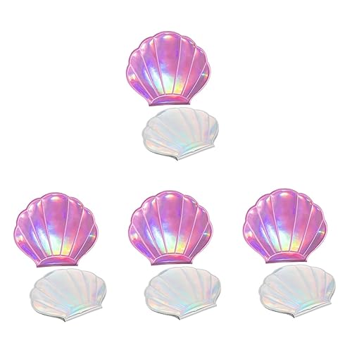 FOMIYES 8 pcs Shell makeup mirror small purse mirror mini mirrors mini vanity mirror portable carry mirror double sided makeup mirror aesthetic v
