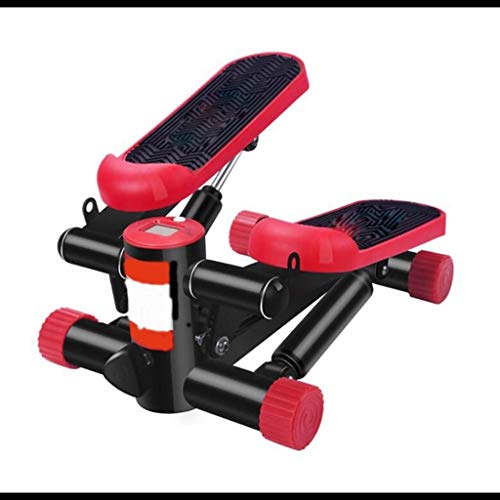 TWDYC Mini Stepper Mini Fitness Exercise Machine Step Trainer Equipment with Resistance Bands Durable Safe Treadmill and Comfortable Foot Pedals